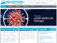 Tablet Screenshot of inflectionbio.com